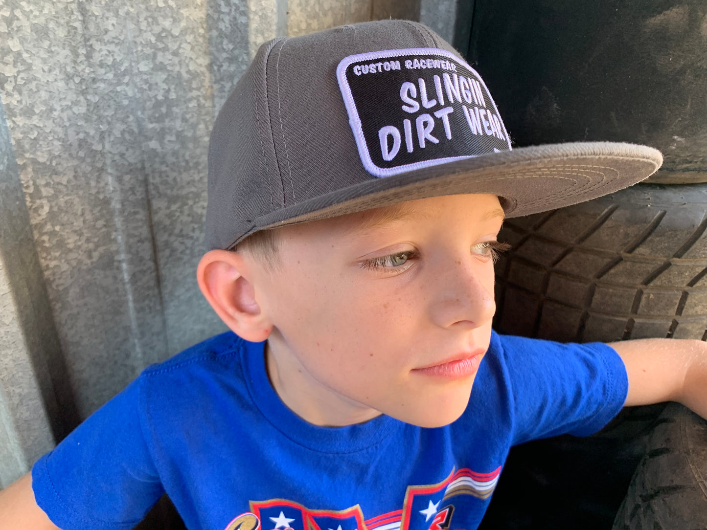 Youth Slingin Dirt Patch Hat